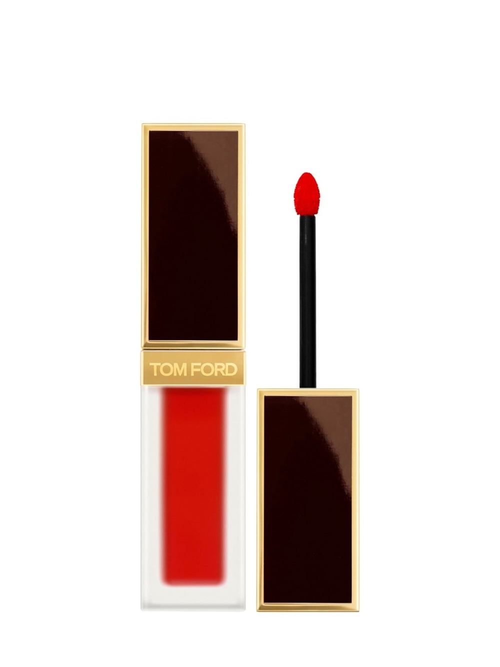 Tom Ford Liquid Lip Luxe Matte In 129 Carnal Red NWOB